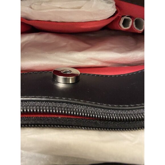 Handbag With Red Interior,Black Trim Maxx New York Plaid NWT 12" L X 8" H X 3" D - Picture 8 of 16